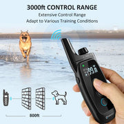 Advanced Remote Dog Training Shock Collar 900m 1-2 Dogs T50R