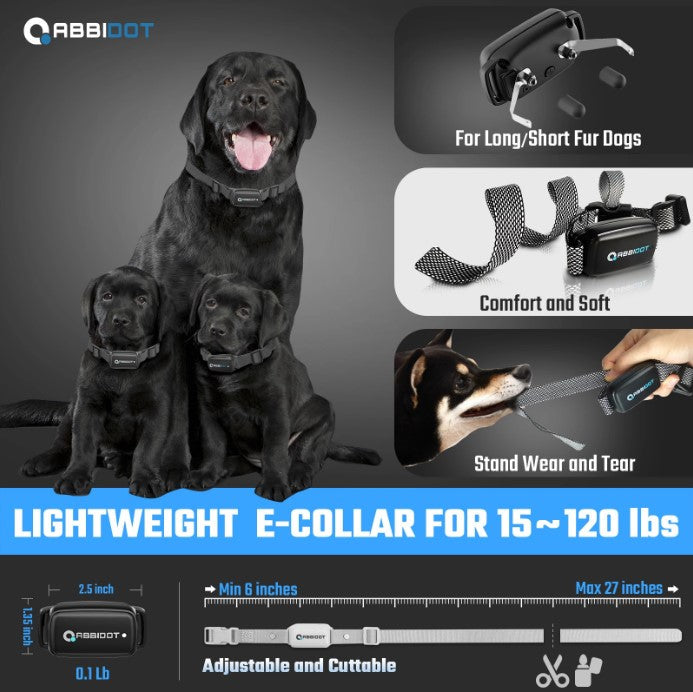 T30R Remote Dog Training Shock Collar 1-2 Dogs S/M/L 900m
